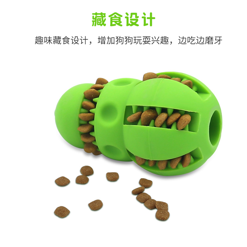 Pet Teeth Brushing Chewing Toy with food and sound Function